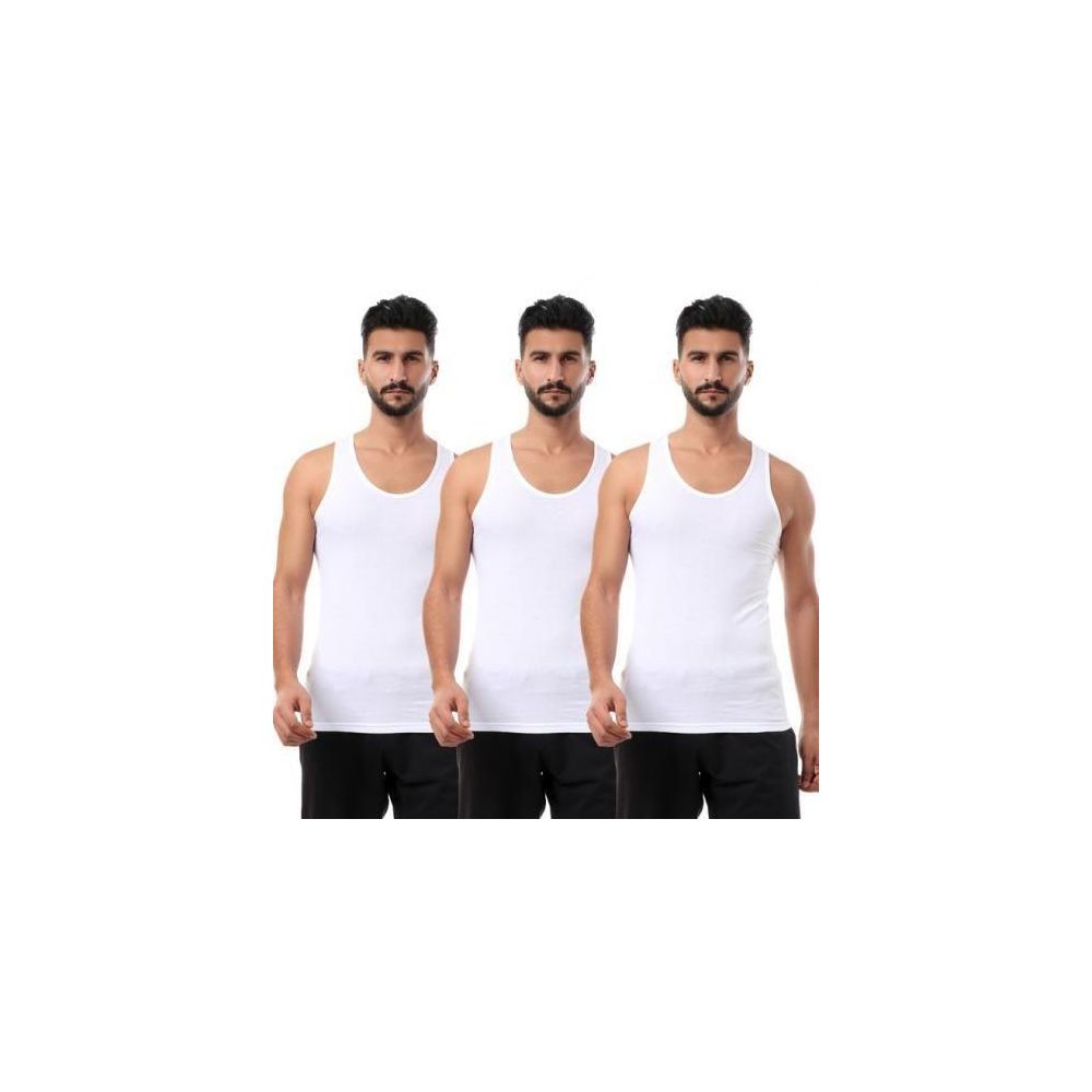 حمالة رجالي أوتس 100% قطن (3) قطع - أبيض