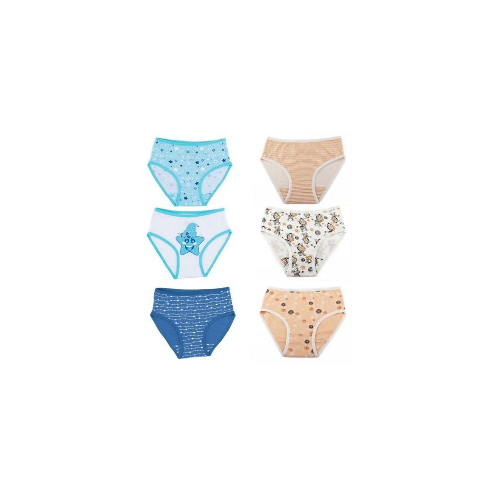 Set Of (6) Girl's Brief Undies