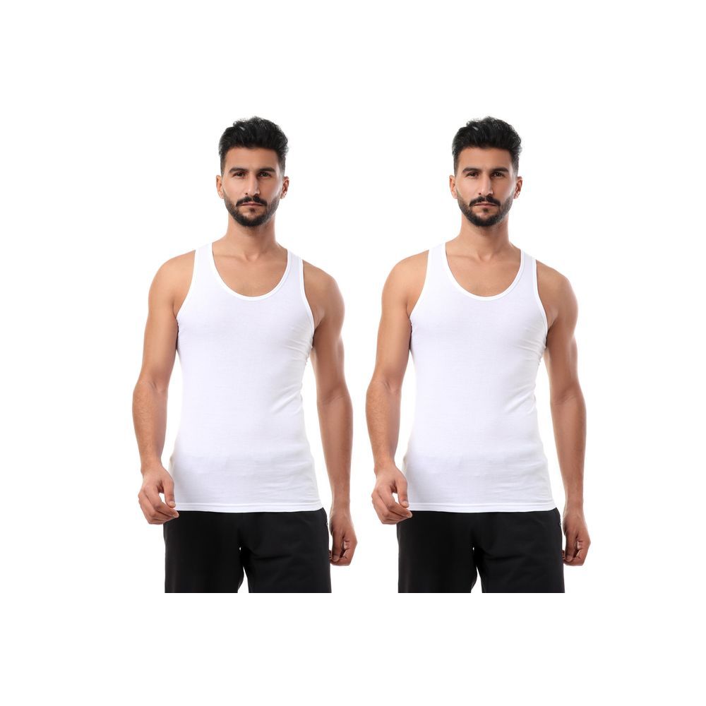 حماله رجالى قطونيل 100% قطن (3) قطع - أبيض
