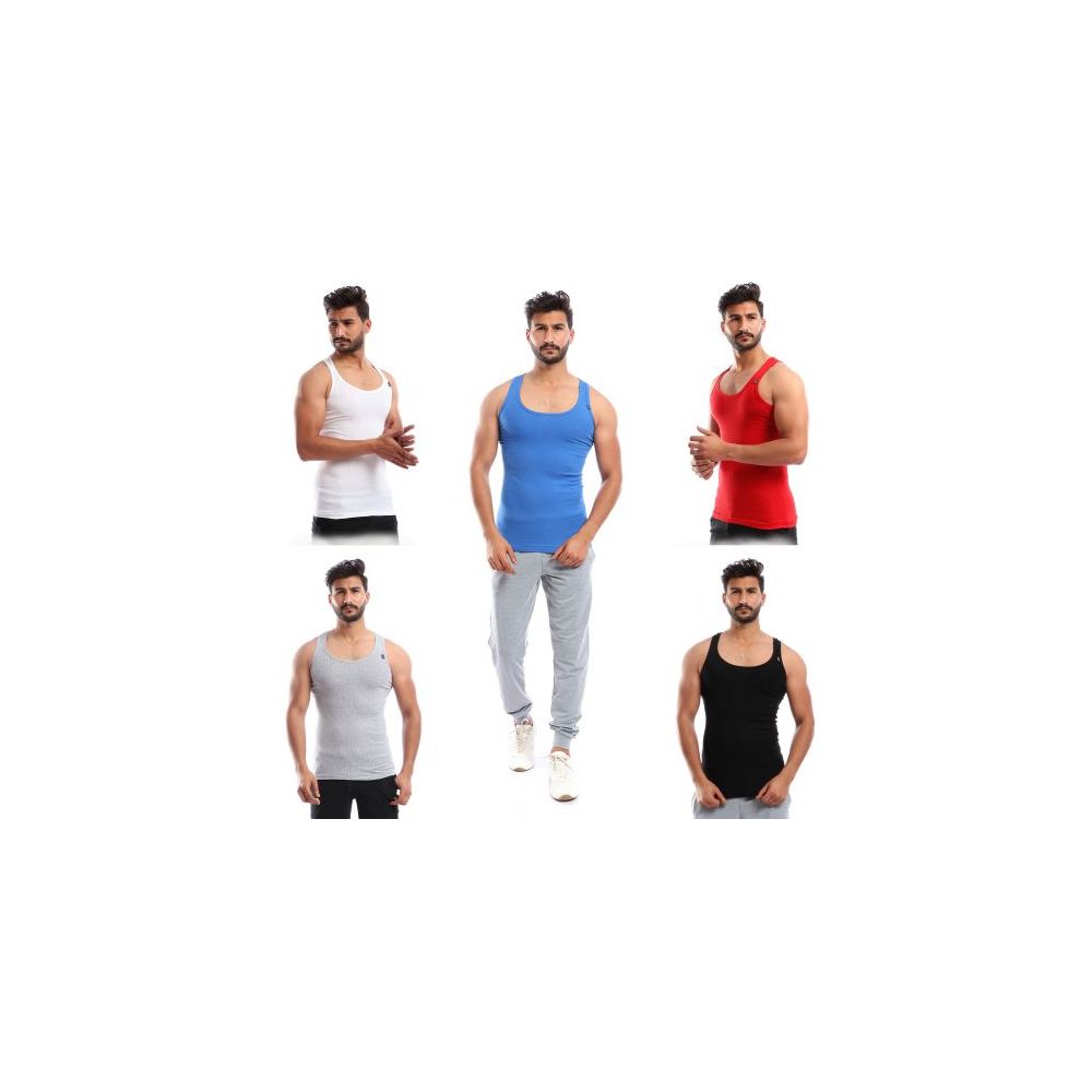 باقة من 5 تي شيرتات داخلية للرجال من كوتونييل