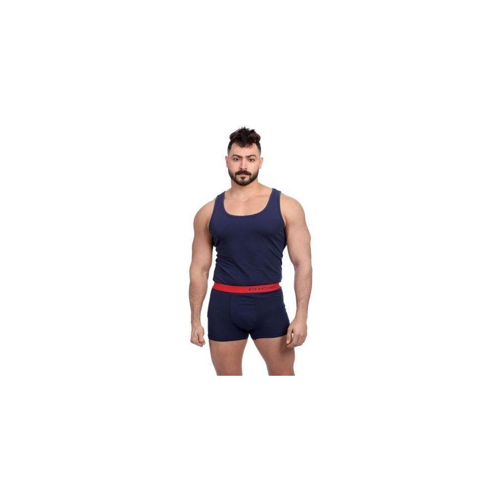 مجموعة دييس من 3 قطع بدون أكمام وبيكيني - 100% قطن - للرجال