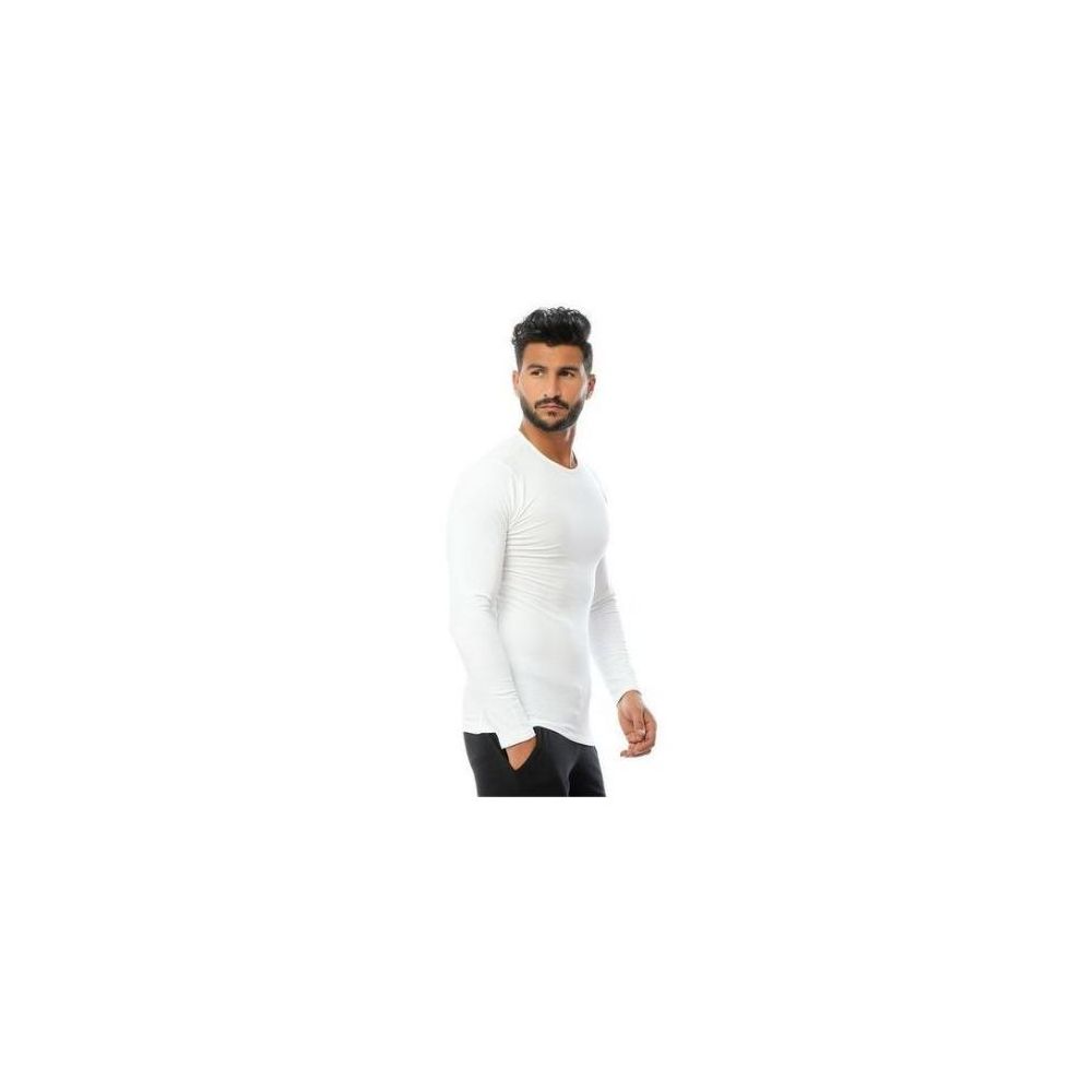 دايس - (2) فانله كم استريتش رجالي - ابيض